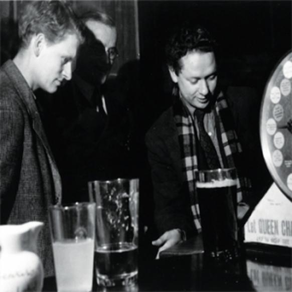 Dylan Thomas In Brown's Hotel Bar